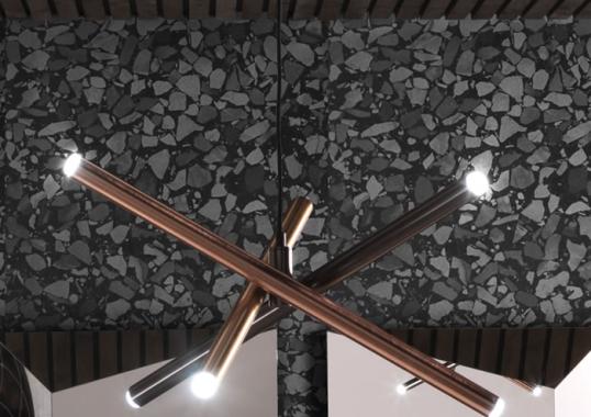 Подвесной светильник от фабрики Riflessi модель SHANGAI S6 SUSPENSION-L032