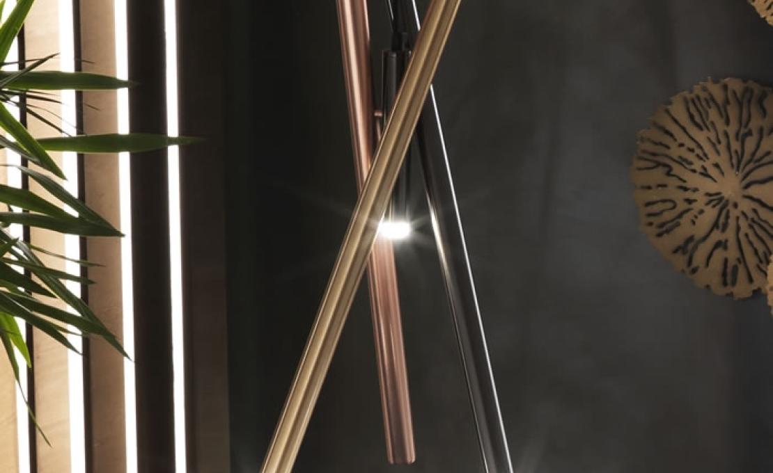 Подвесной светильник от фабрики Riflessi модель SHANGAI S3 SUSPENSION