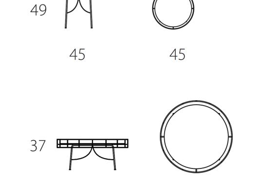 Уличный стол от фабрики Riflessi модель SOLEIL 