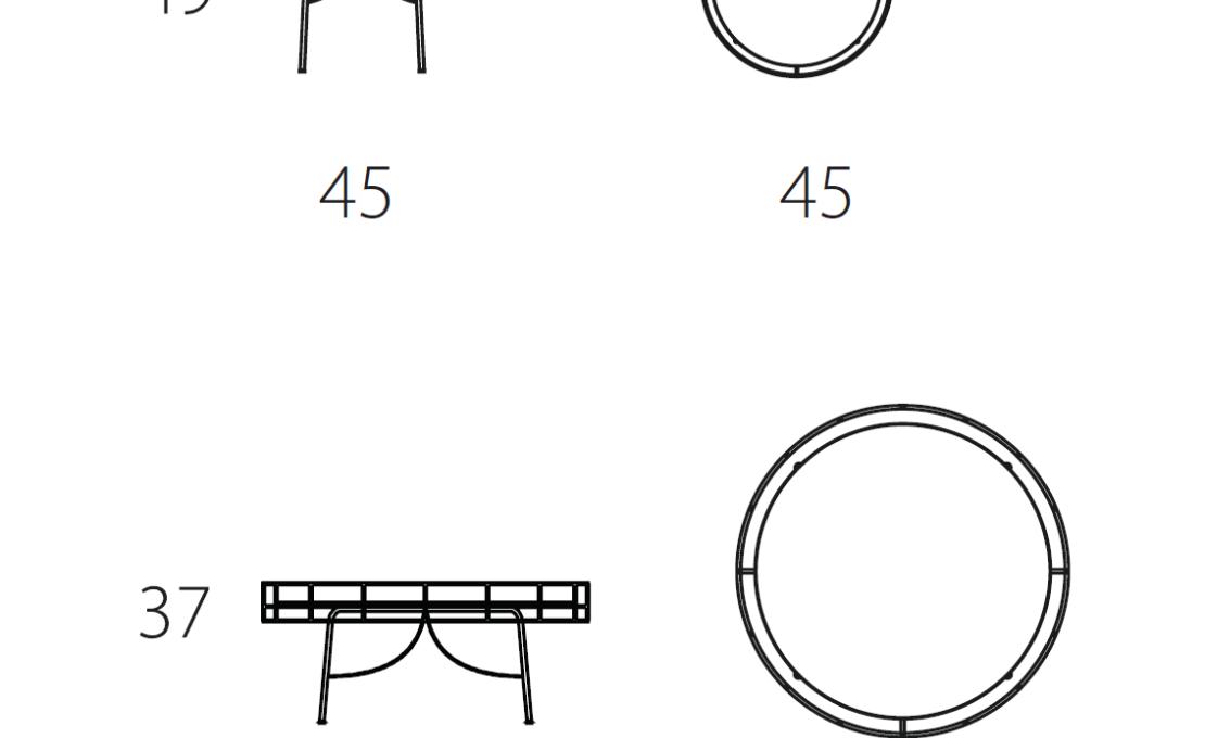 Уличный стол от фабрики Riflessi модель SOLEIL 