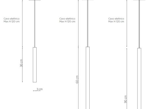 Подвесной светильник от фабрики Riflessi модель STILO SS SUSPENSION