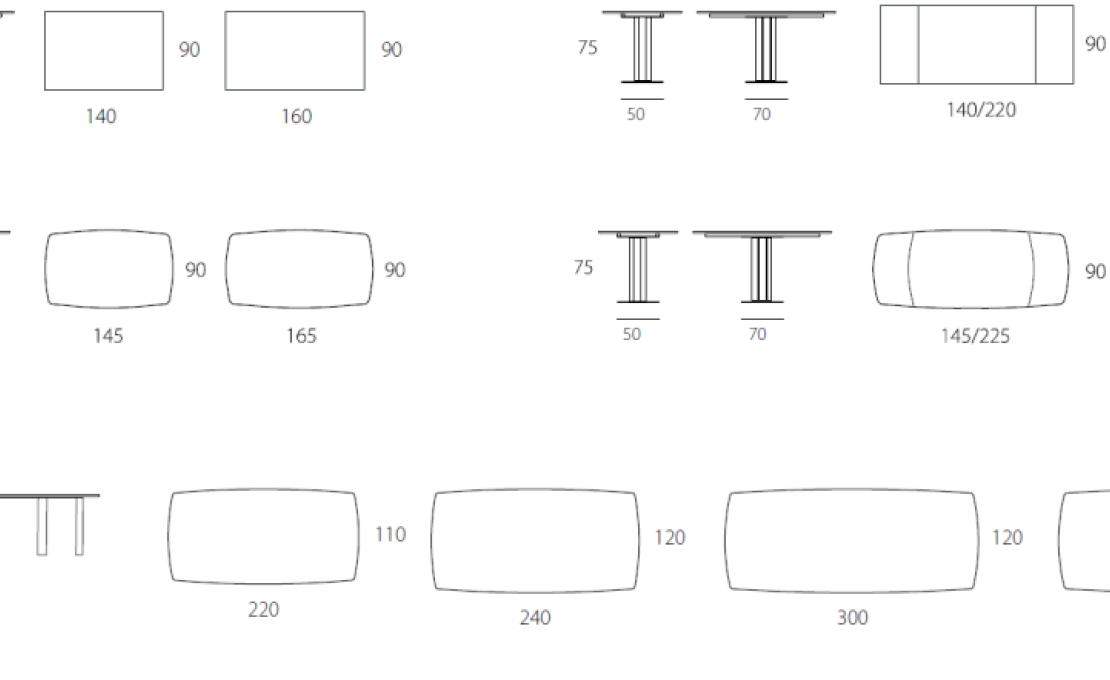 Стол от фабрики Riflessi модель TOWER TABLE