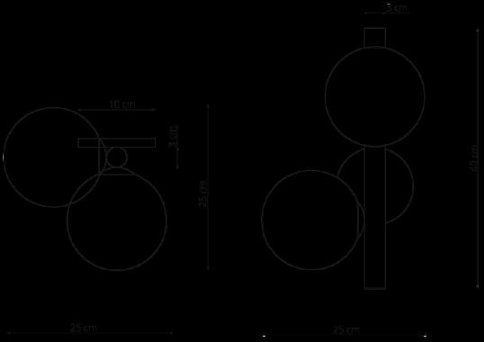 Настенный Светильник от фабрики Riflessi модель TWIST A WALL LAMP- L086