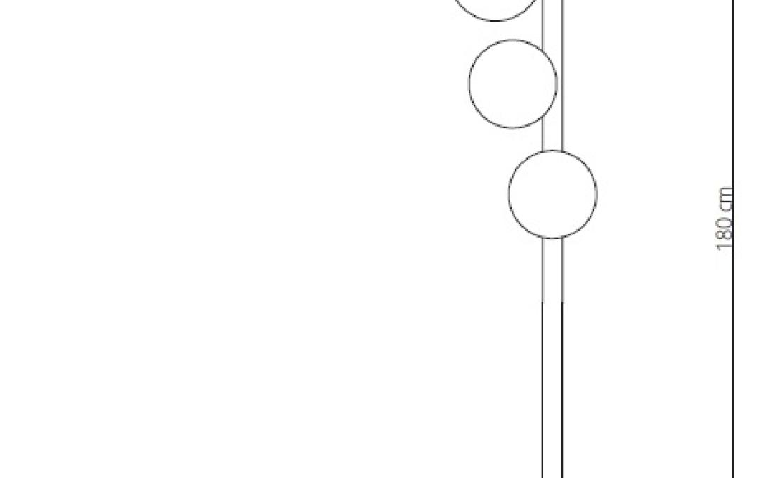 Торшер от фабрики Riflessi модель TWIST PT FLOOR LAMP-L073