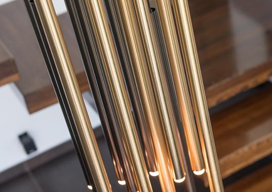 Подвесной светильник от фабрики Riflessi модель STILO SUSPENSION