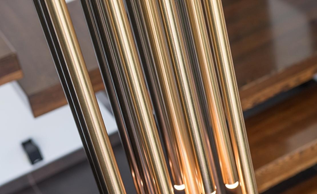 Подвесной светильник от фабрики Riflessi модель STILO SUSPENSION