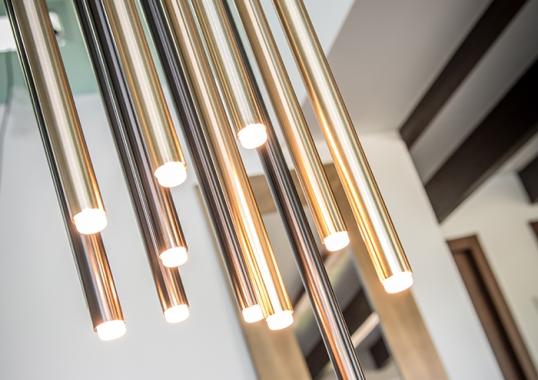 Подвесной светильник от фабрики Riflessi модель STILO SUSPENSION