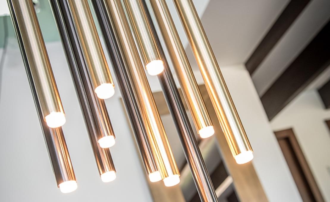 Подвесной светильник от фабрики Riflessi модель STILO SUSPENSION