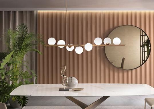 Подвесной светильник от фабрики Riflessi модель TWIST SUSPENSION