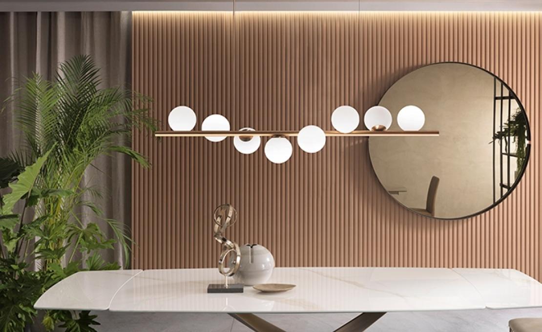 Подвесной светильник от фабрики Riflessi модель TWIST SUSPENSION