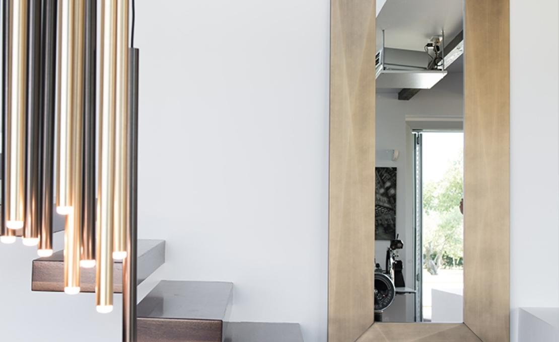 Подвесной светильник от фабрики Riflessi модель STILO SUSPENSION