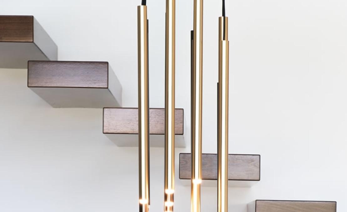 Подвесной светильник от фабрики Riflessi модель STILO SUSPENSION