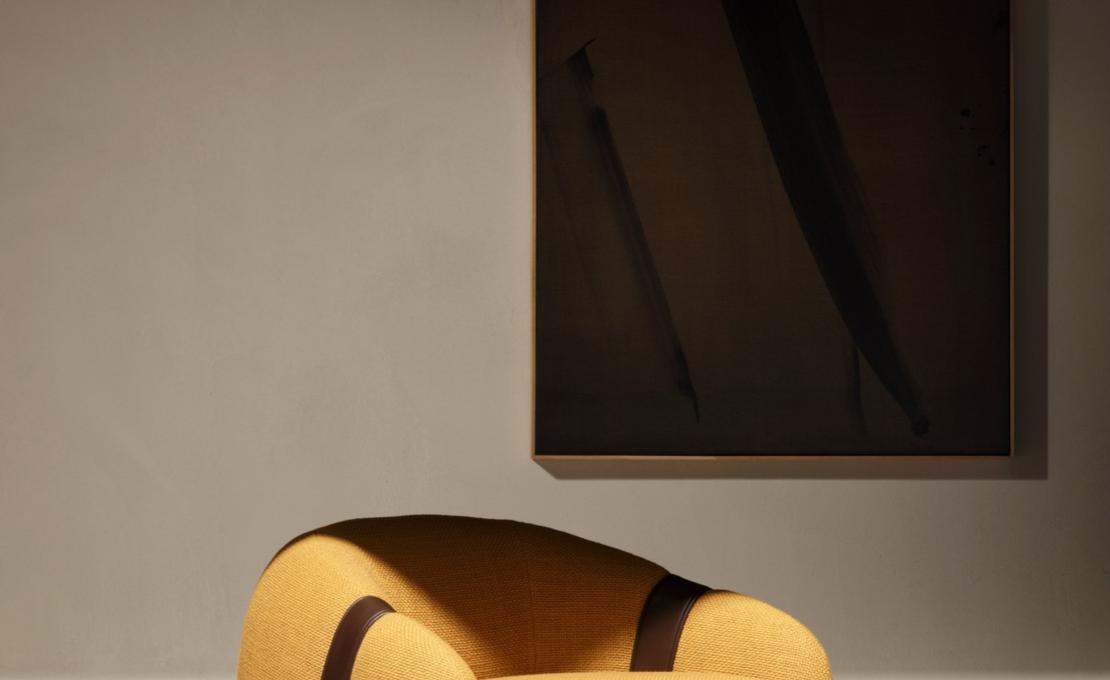 Кресло Corsetto от Molteni&C - дизайн Кристиана Мохадеда