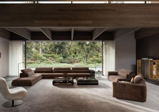 Диван модель Julian фабрики Molteni&C - дизайнер Винсент Ван Дёйсен