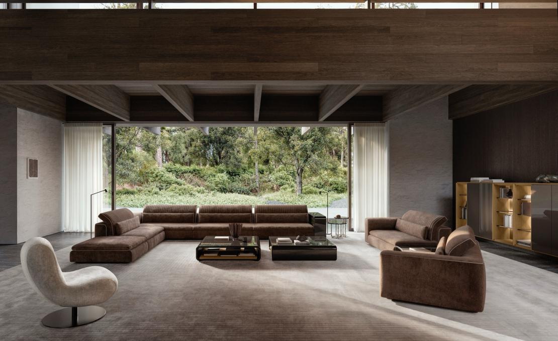 Диван модель Julian фабрики Molteni&C - дизайнер Винсент Ван Дёйсен