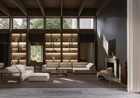 Диван модель Julian фабрики Molteni&C - дизайнер Винсент Ван Дёйсен