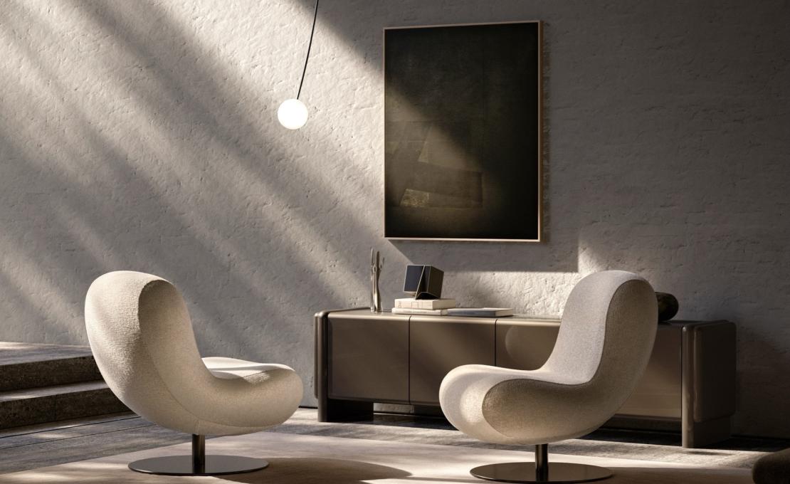 Кресло модель Bosco фабрики Molteni&C - дизайнер Наото Фукасава