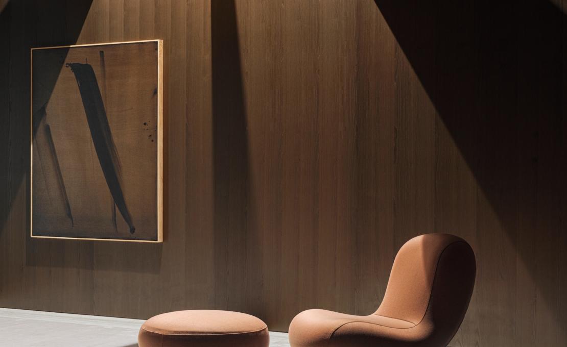 Кресло модель Bosco фабрики Molteni&C - дизайнер Наото Фукасава