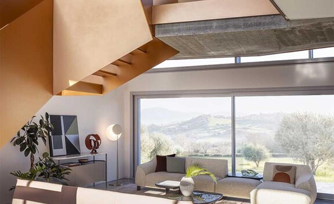 Модульный диван Archibald от Poltrona Frau - дизайн Жан-Мари Массо