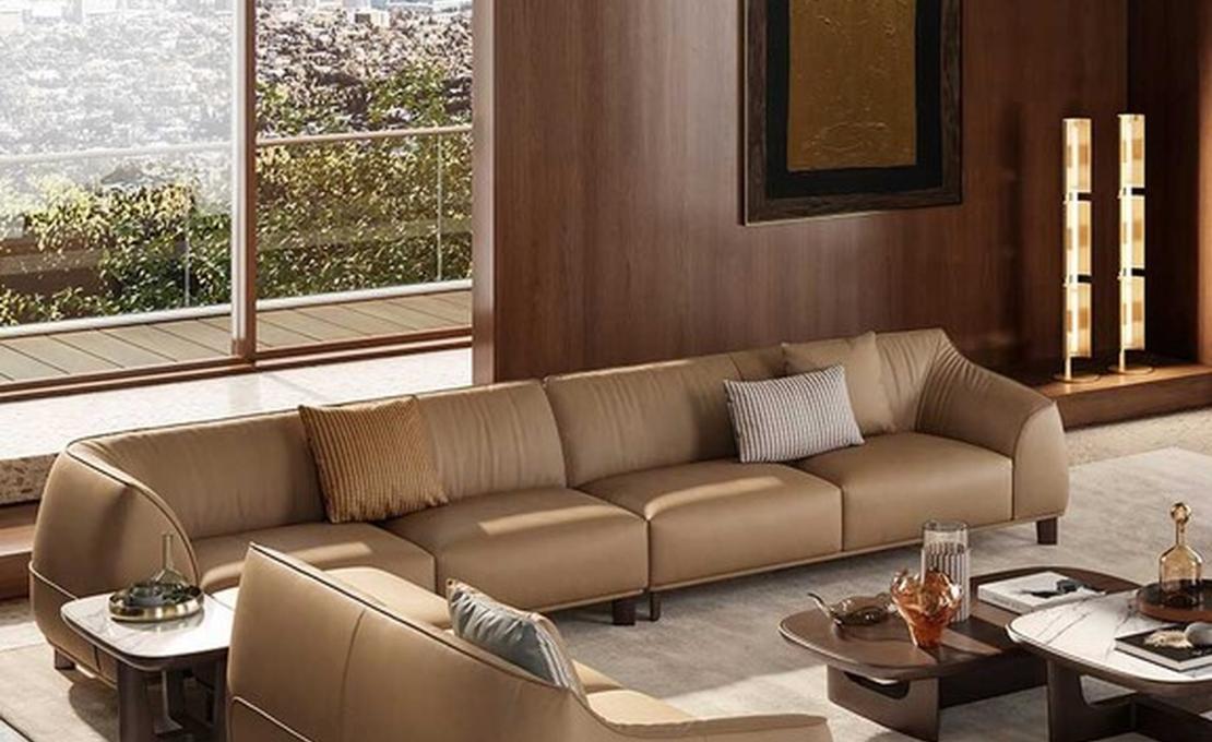 Модульный диван Archibald от Poltrona Frau - дизайн Жан-Мари Массо