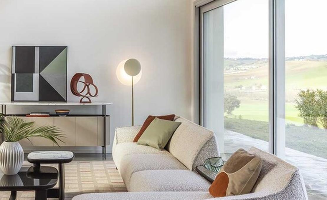 Модульный диван Archibald от Poltrona Frau - дизайн Жан-Мари Массо