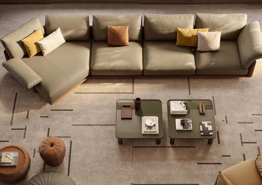 Модульный диван Blisscape Deep от Poltrona Frau - дизайн Ludovica Serafini + Roberto Palomba