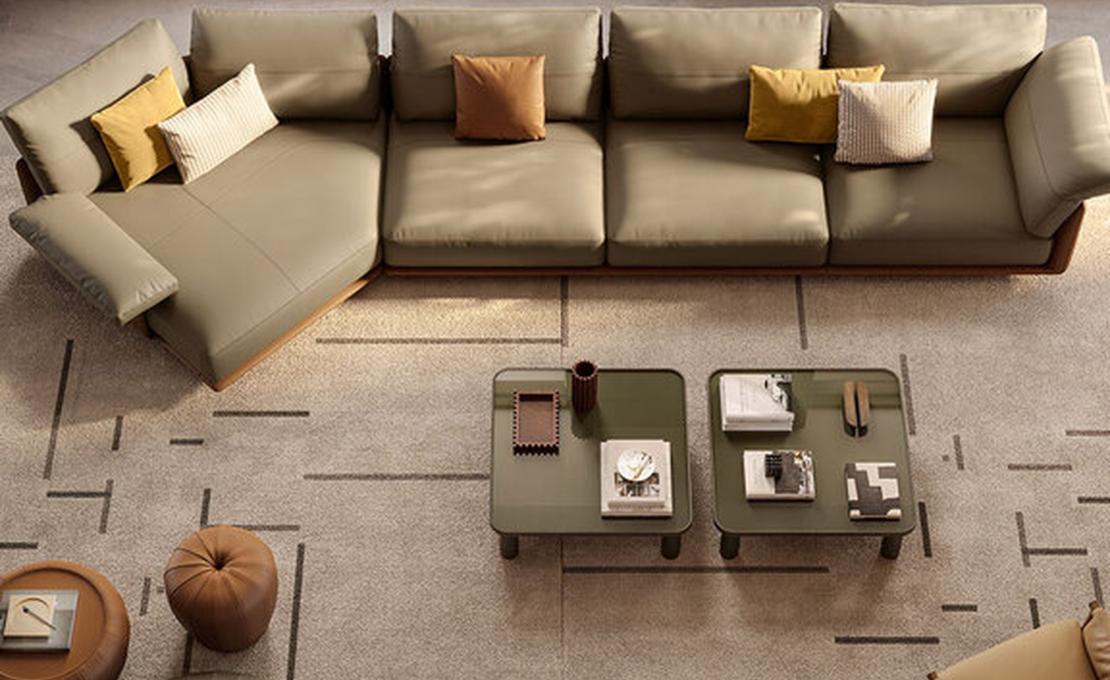 Модульный диван Blisscape Deep от Poltrona Frau - дизайн Ludovica Serafini + Roberto Palomba