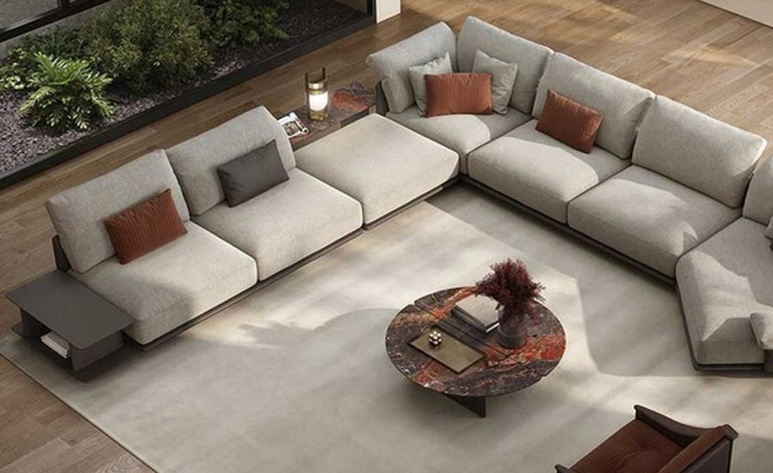 Модульный диван Blisscape Deep от Poltrona Frau - дизайн Ludovica Serafini + Roberto Palomba