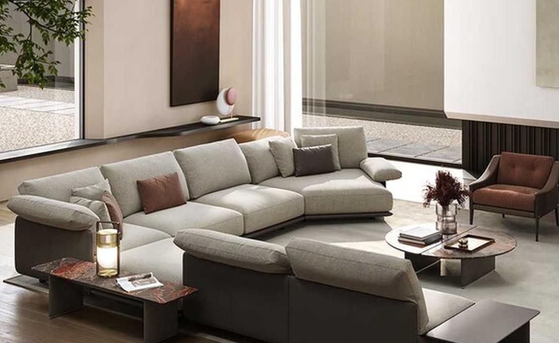 Модульный диван Blisscape Deep от Poltrona Frau - дизайн Ludovica Serafini + Roberto Palomba