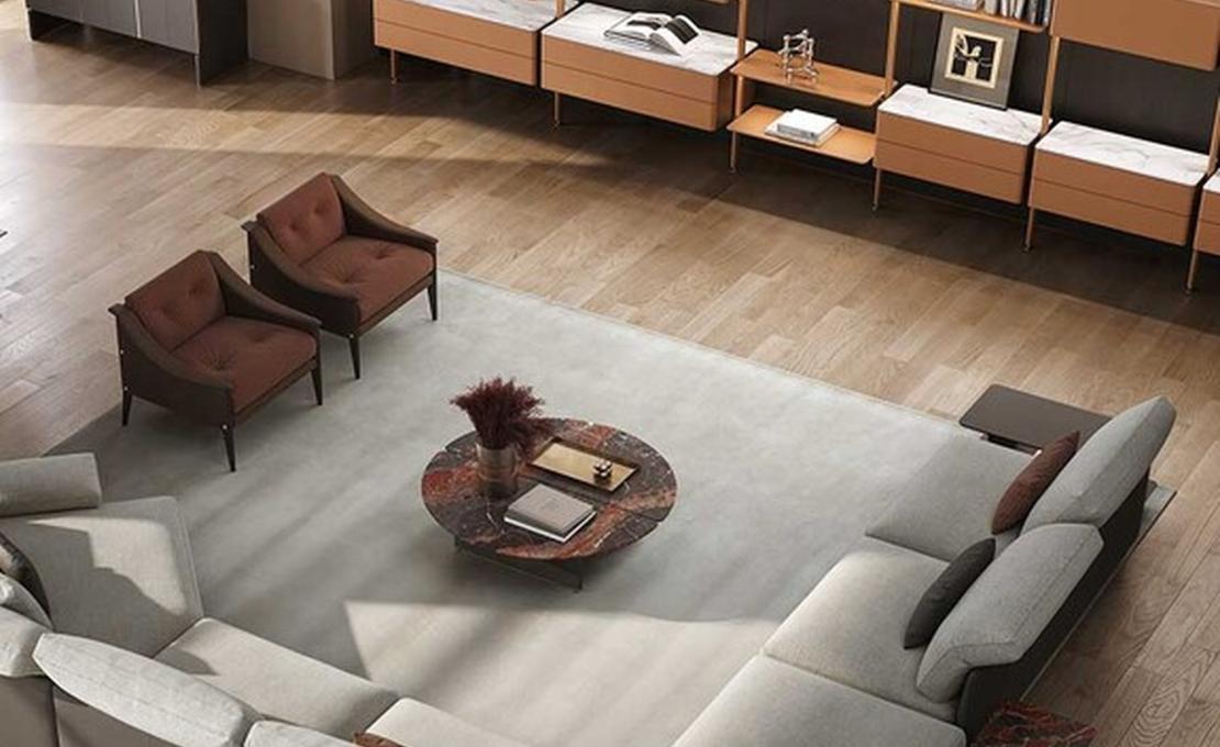 Модульный диван Blisscape Deep от Poltrona Frau - дизайн Ludovica Serafini + Roberto Palomba