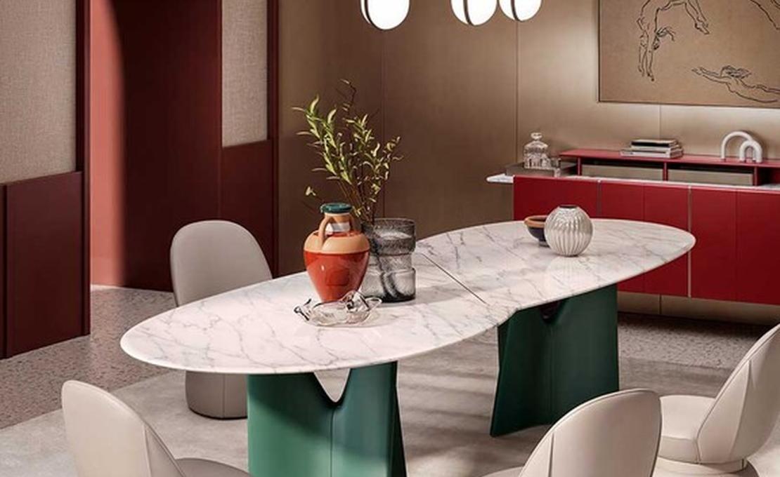 Стол Infinitamente 2.0 от Poltrona Frau - дизайнер Роберто Лаццерони