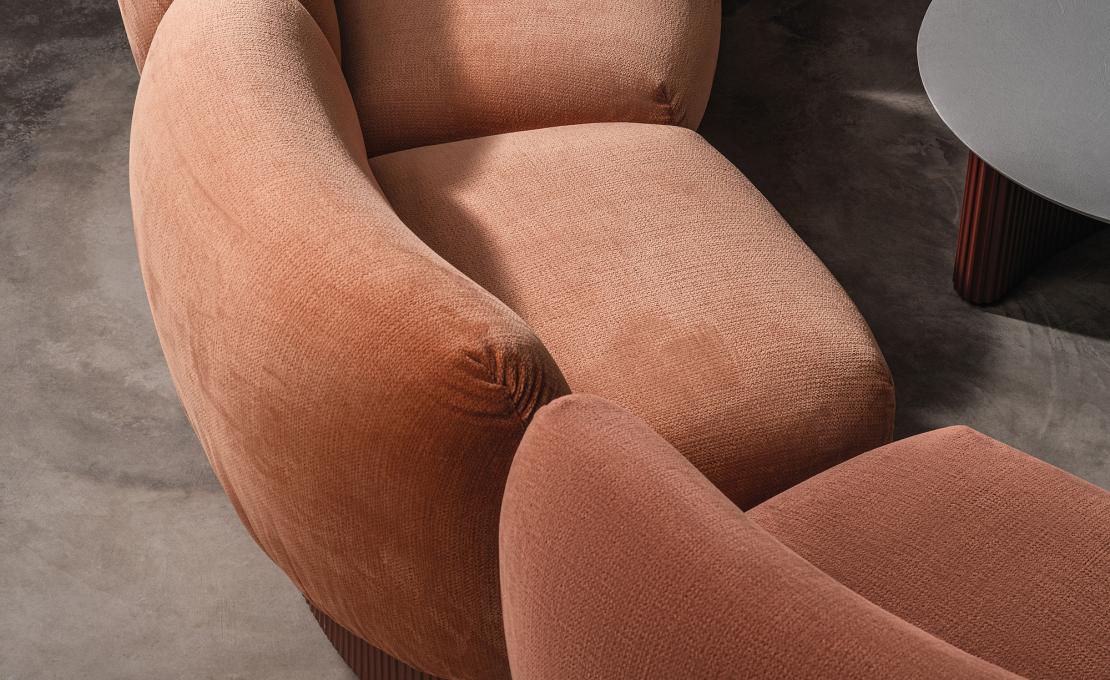 Диван модель Bolete Lounge BIO фабрики Andreu World