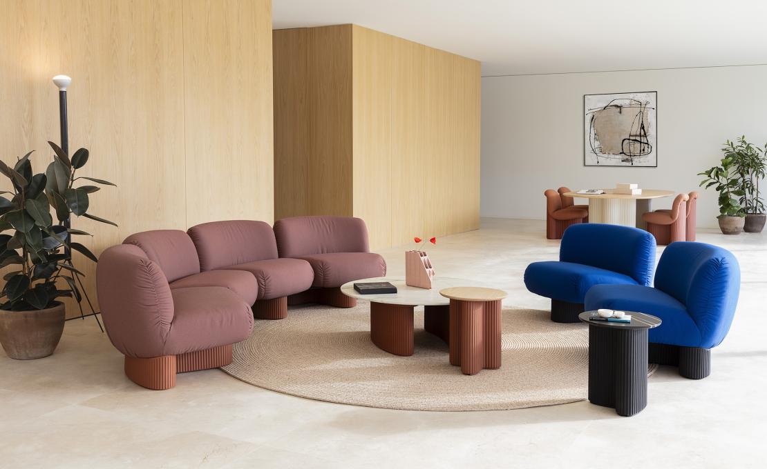 Диван модель Bolete Lounge BIO фабрики Andreu World