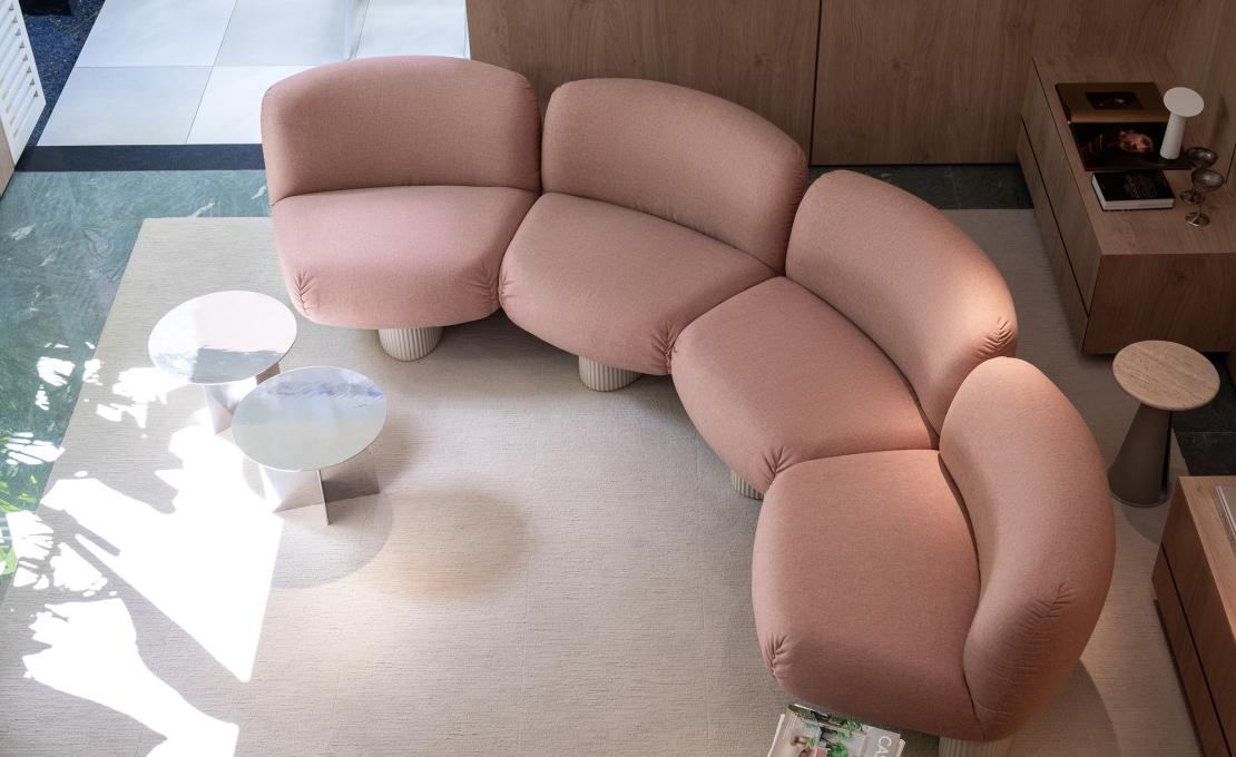 Диван модель Bolete Lounge BIO фабрики Andreu World