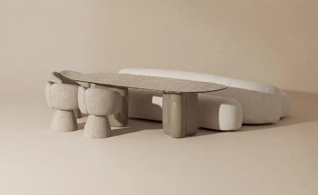 Стол модель Clover фабрики Naturedesign - дизайнер Джино Каролло