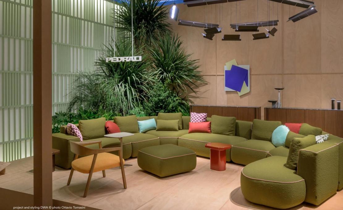 Модульный диван Jeff от Pedrali - дизайн Patrick Norguet