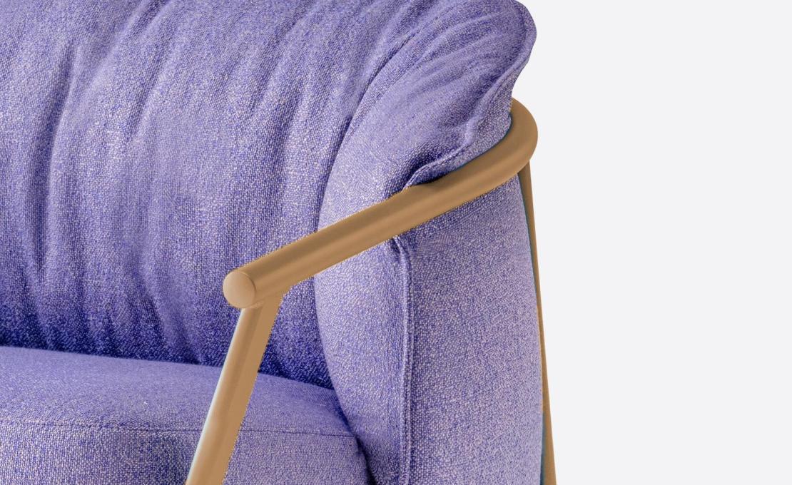 Двухместный диван Lamorisse 3682 от фабрики Pedrali