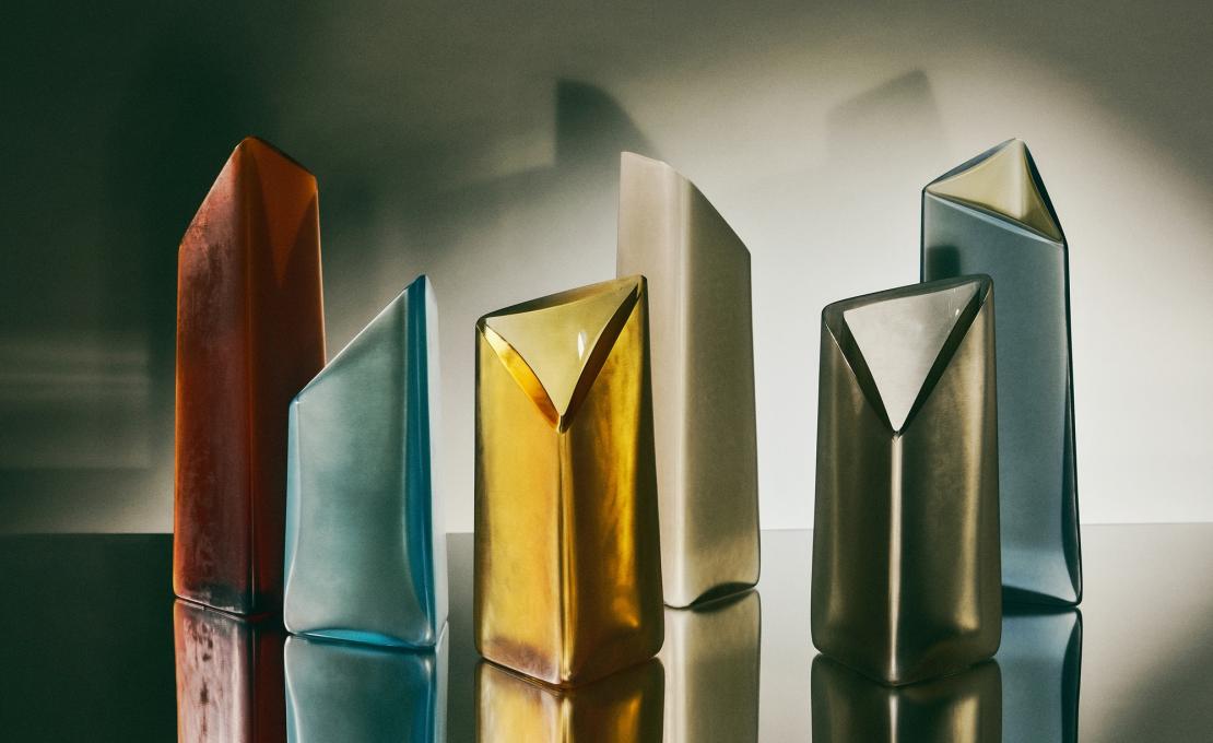 Ваза модель Kado фабрики Barovier&Toso - дизайнер Кейдзи Ашизава