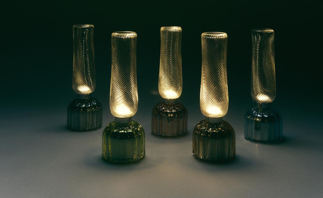 Настольная лампа Aurora от Barovier&Toso - дизайн Luca Nichetto