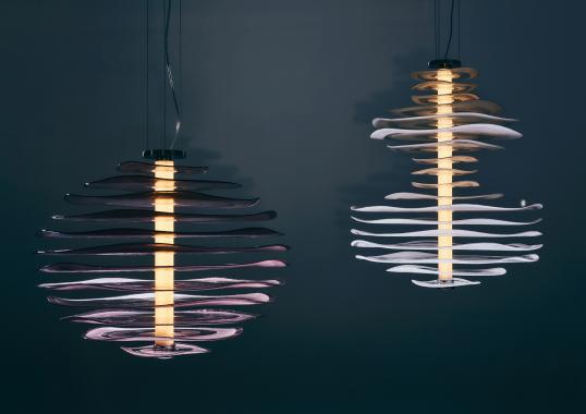 Подвесной светильник PROFILO от Barovier&Toso - дизайн LUCA NICHETTO
