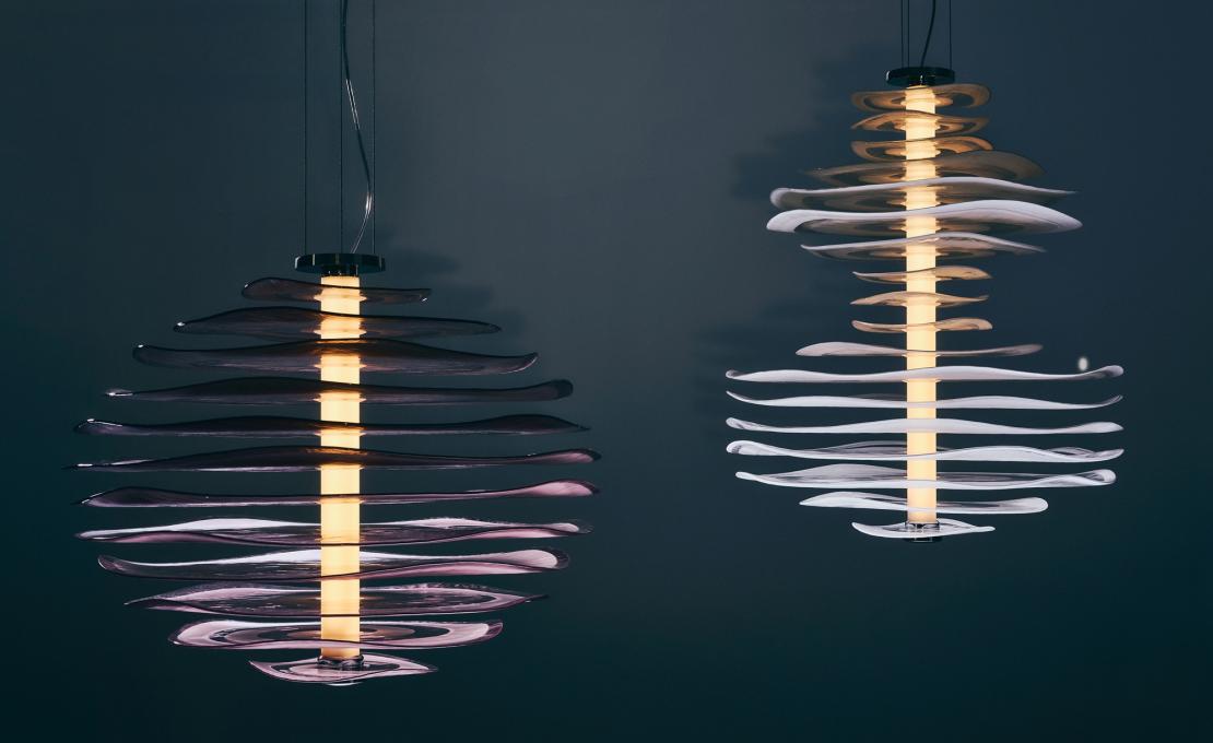 Подвесной светильник PROFILO от Barovier&Toso - дизайн LUCA NICHETTO