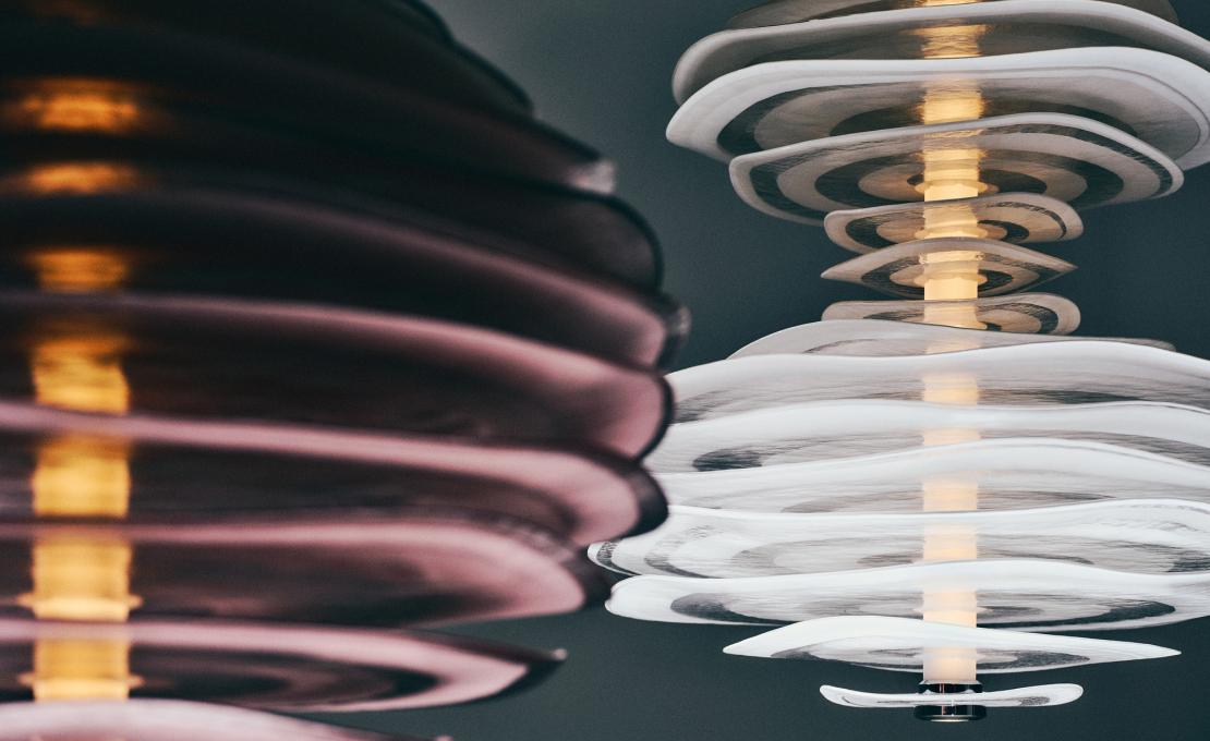 Подвесной светильник PROFILO от Barovier&Toso - дизайн LUCA NICHETTO