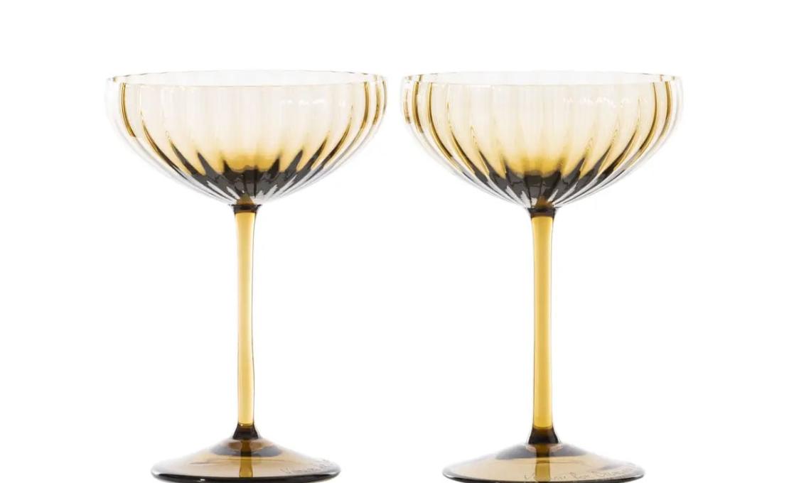 Статуэтки модель Bollicine 343.25 Champagne Cups - Set of 2 от фабрики Venini