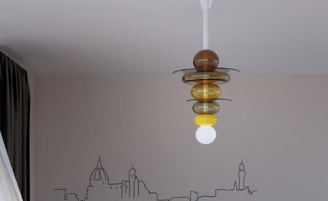Подвесные светильники модель Firenze Lampada a Sospensione от фабрики Venini