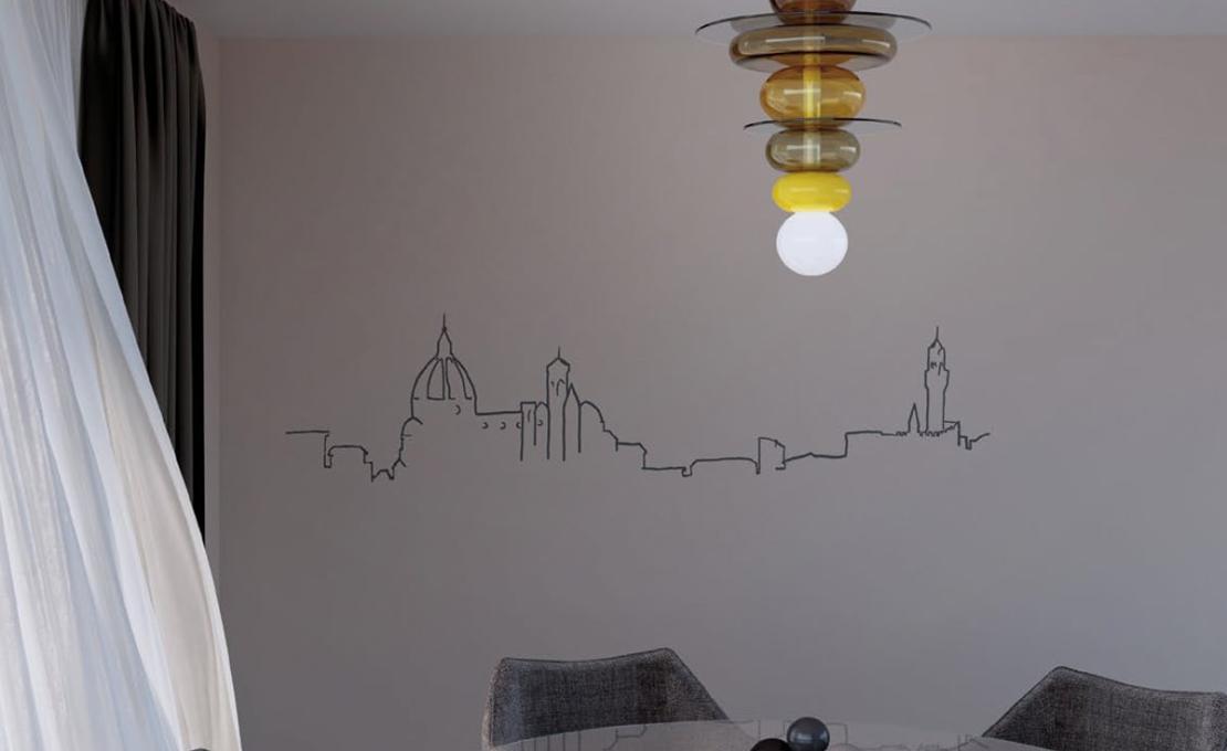 Подвесные светильники модель Firenze Lampada a Sospensione от фабрики Venini