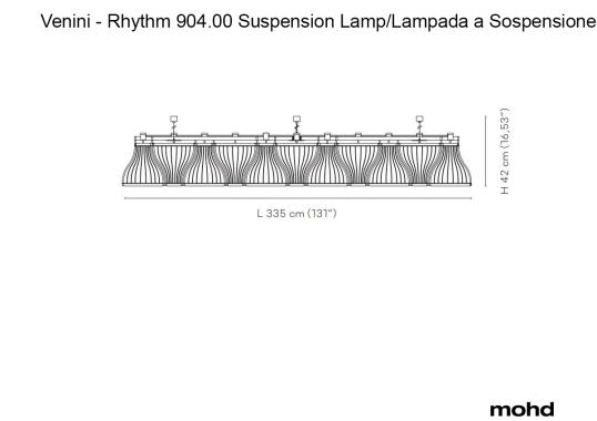 Подвесные светильники модель 880358 от фабрики Venini