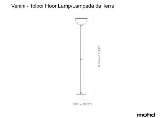 Торшеры модель Tolboi Floor Lamp от фабрики Venini