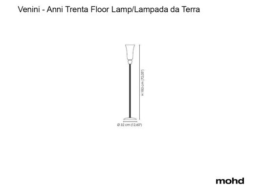 Торшеры модель Anni Trenta Floor Lamp от фабрики Venini