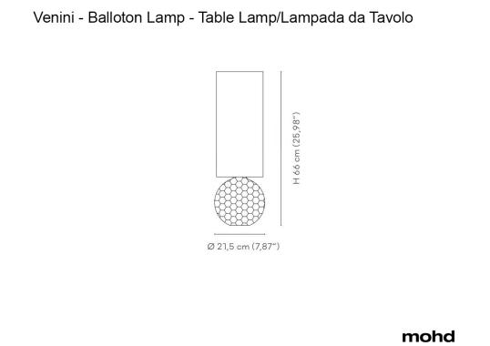 Настольные лампы модель Balloton Lamp – Table Lamp от фабрики Venini