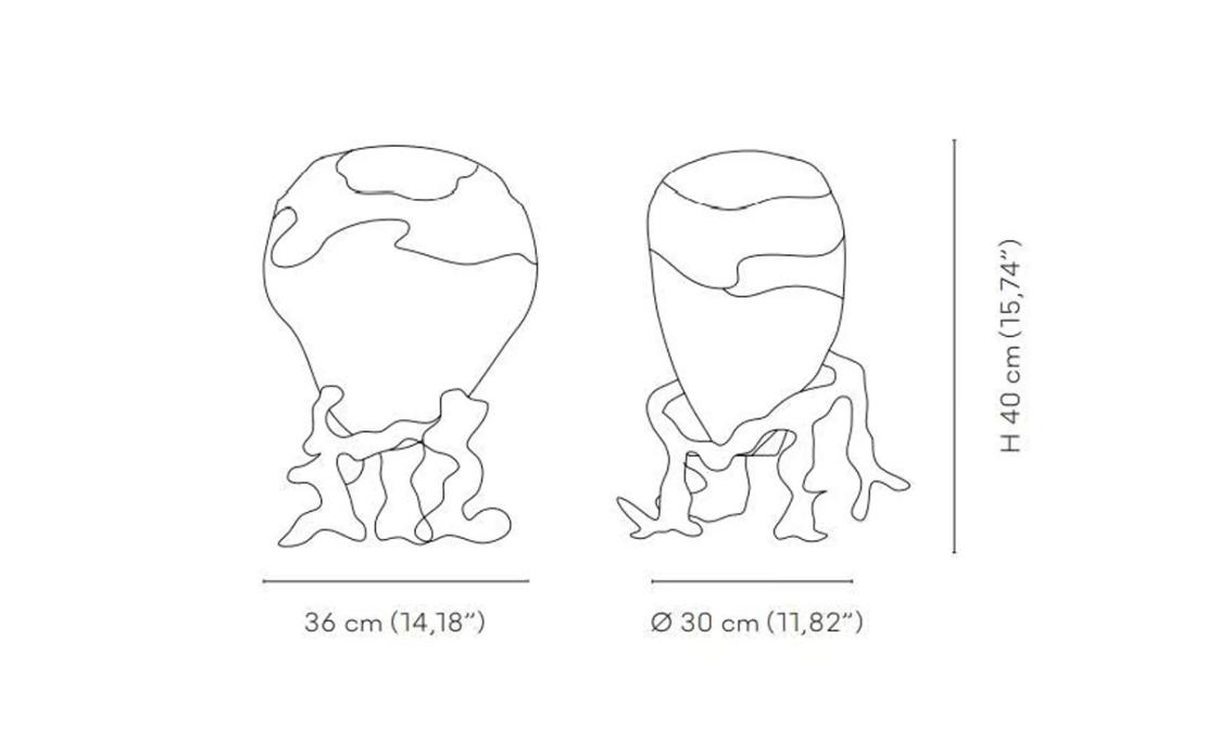 Настольные лампы модель 880374 от фабрики Venini
